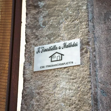 Apartman A' Finestrella A Materdei